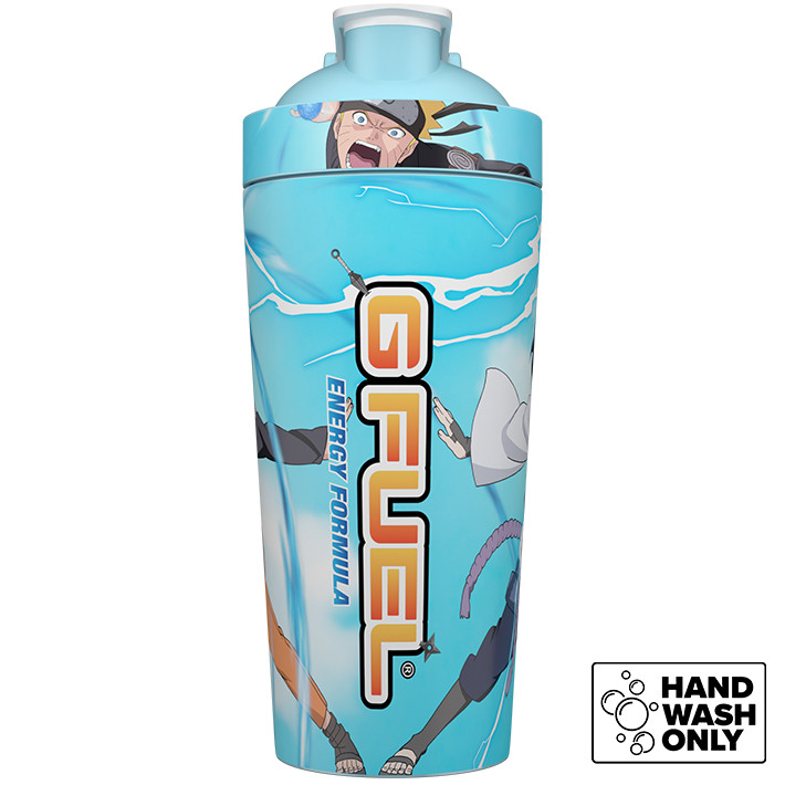 G Fuel Naruto vs Sasuke Rasengan Collector’s Box + Tall Metal Shaker Cup Sticker