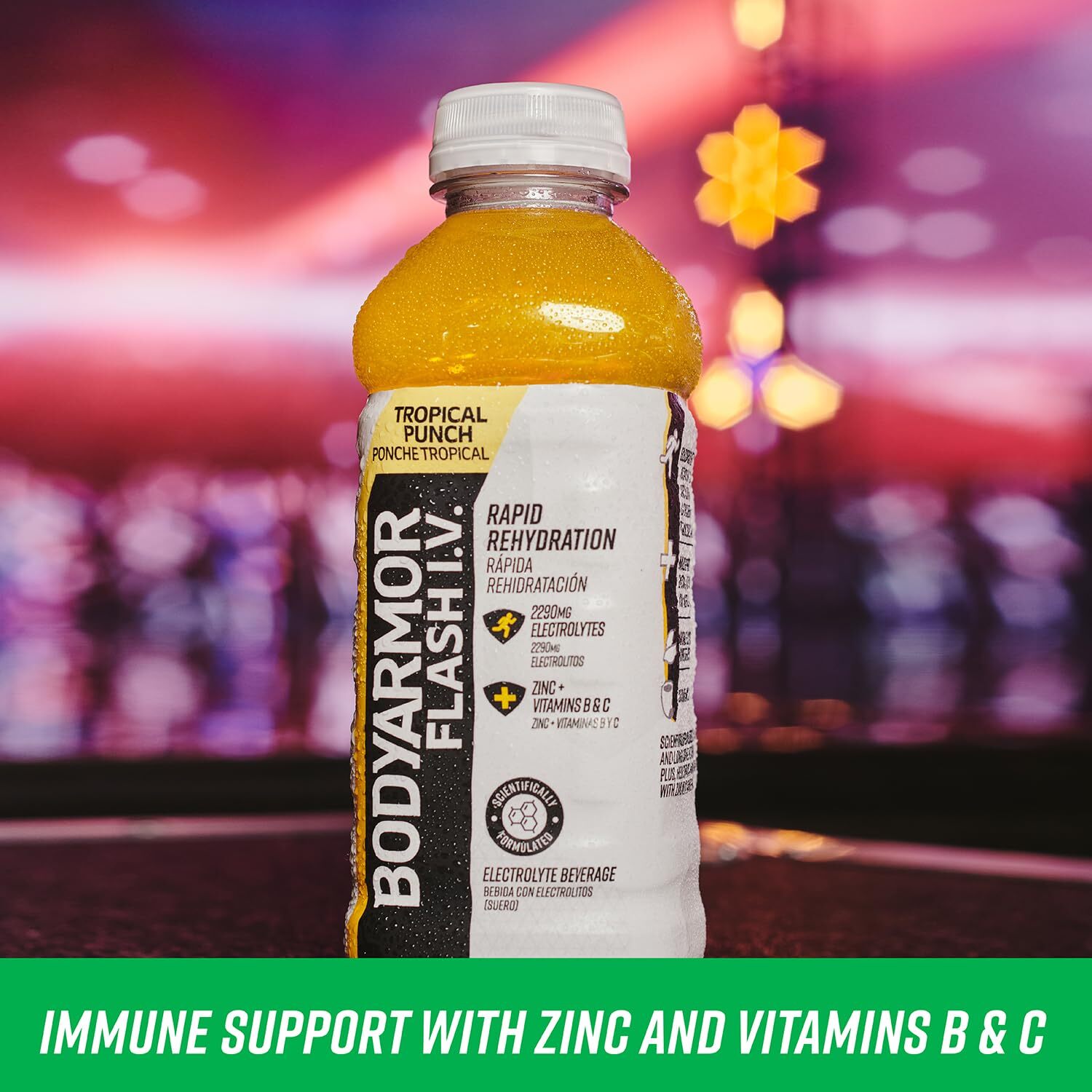 BodyArmor Flash IV Coconut Water Drink Pack of 12 Immunity Hydration 20 Oz