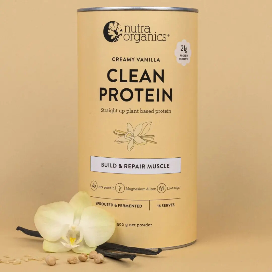 Nutra Organics, Clean Protein, 500g