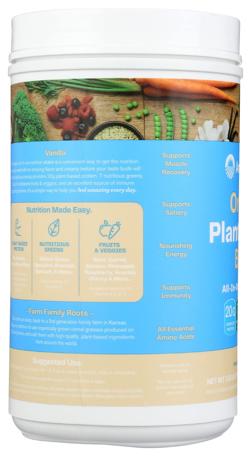 Amazing Grass Organic Plant Protein Blend: Vegan Protein Powder, New Protein …