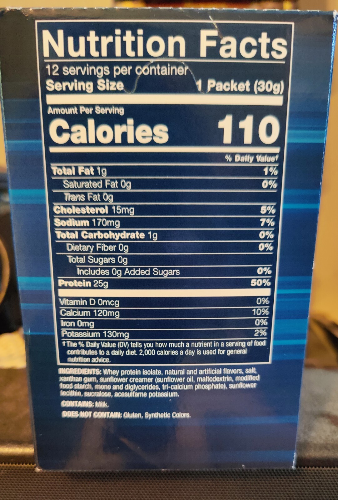 BodyTech Whey Protein Isolate Powder – Cinnamon Cereal (Twelve 1.08 oz. Packets)