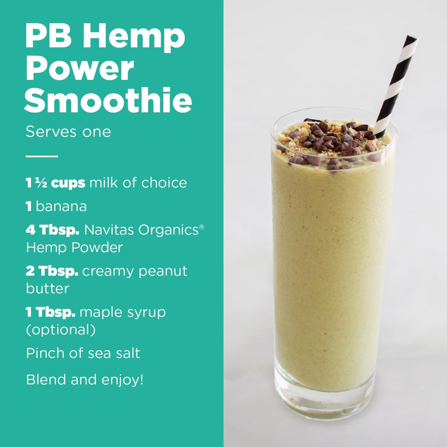 Hemp Powder – Vegan Protein, Fiber & Minerals – for Smoothies, Oatmeal, Baking ,
