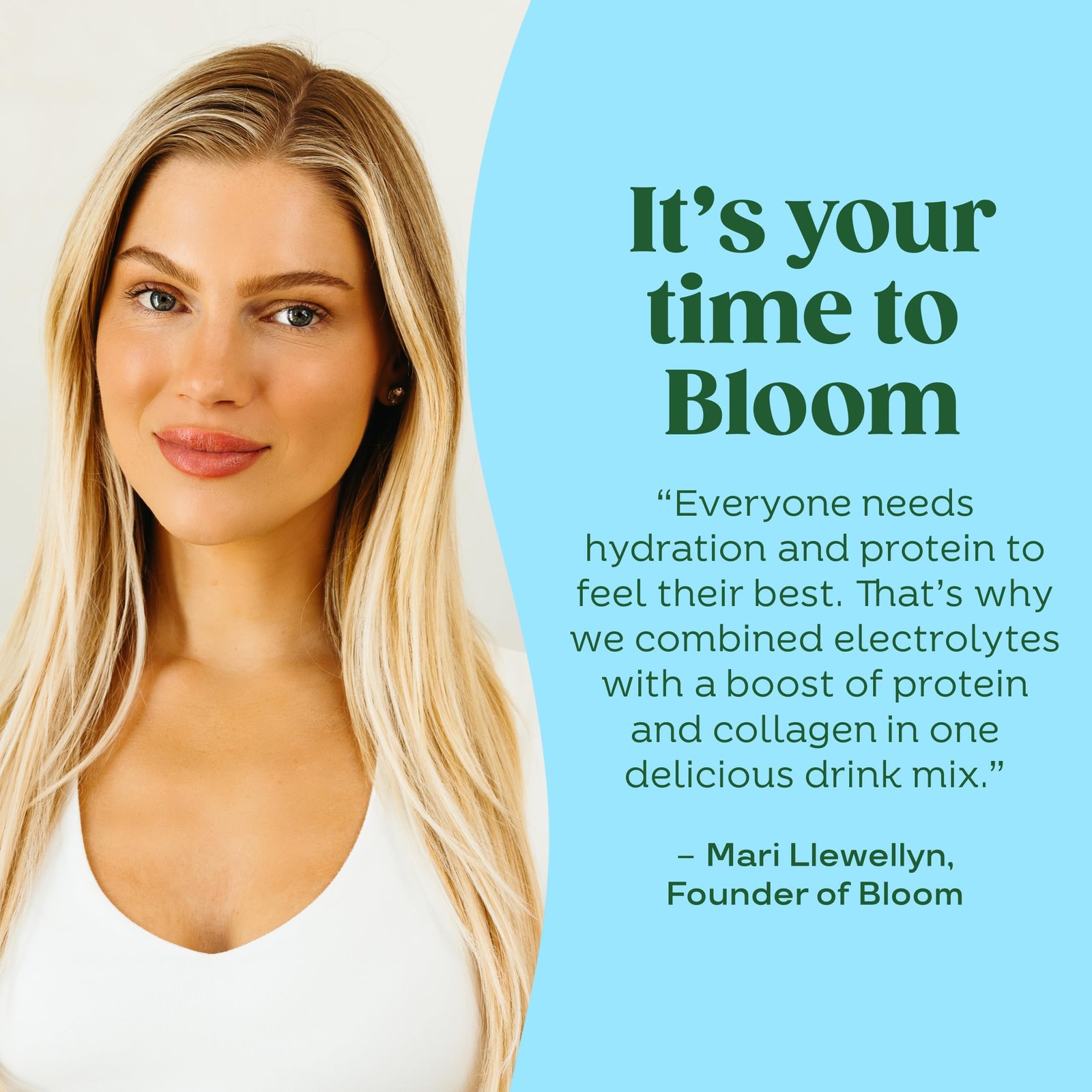 Bloom Nutrition Bloom Daily Hydration Electrolyte Powder Packets Collagen 5G