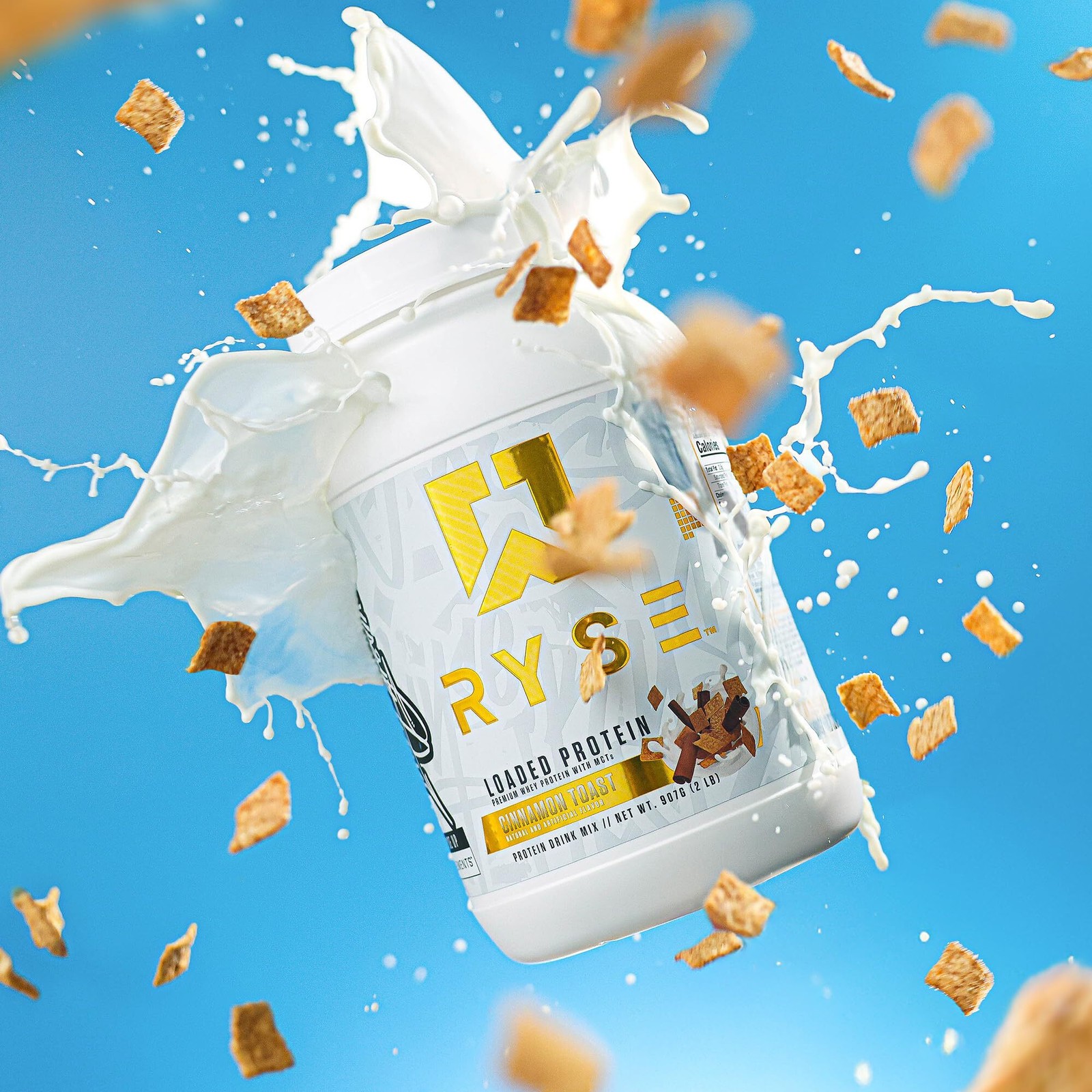 3/27 RYSE Loaded Protein Powder – Cinnamon Toast – 25g Whey Protein Isolate & Co