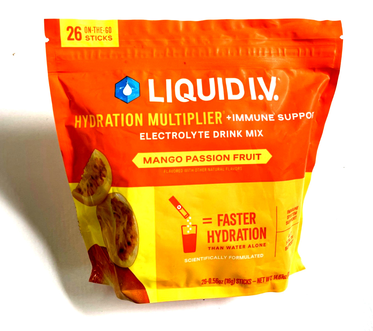 Liquid I.V. Hydration Multiplier + Immune Support Mango Passion Fruit