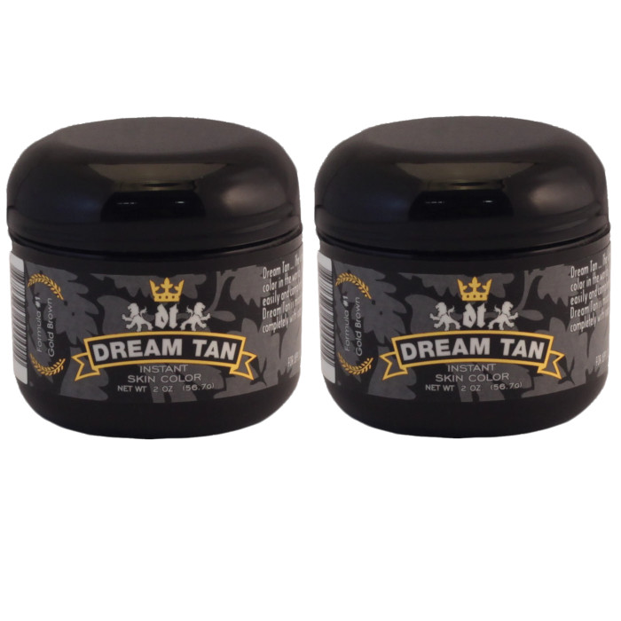 Dream Tan Instant Skin Color Formula #1 – Gold Brown 2 oz Each (Pack of 2)