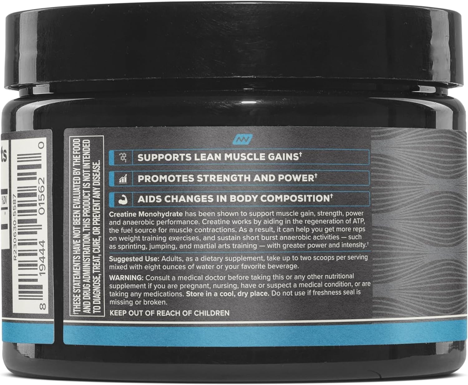 ONNIT Creatine Monohydrate Powder 5g, Unflavored, 30 Servings, Pack of 2 | IGEN