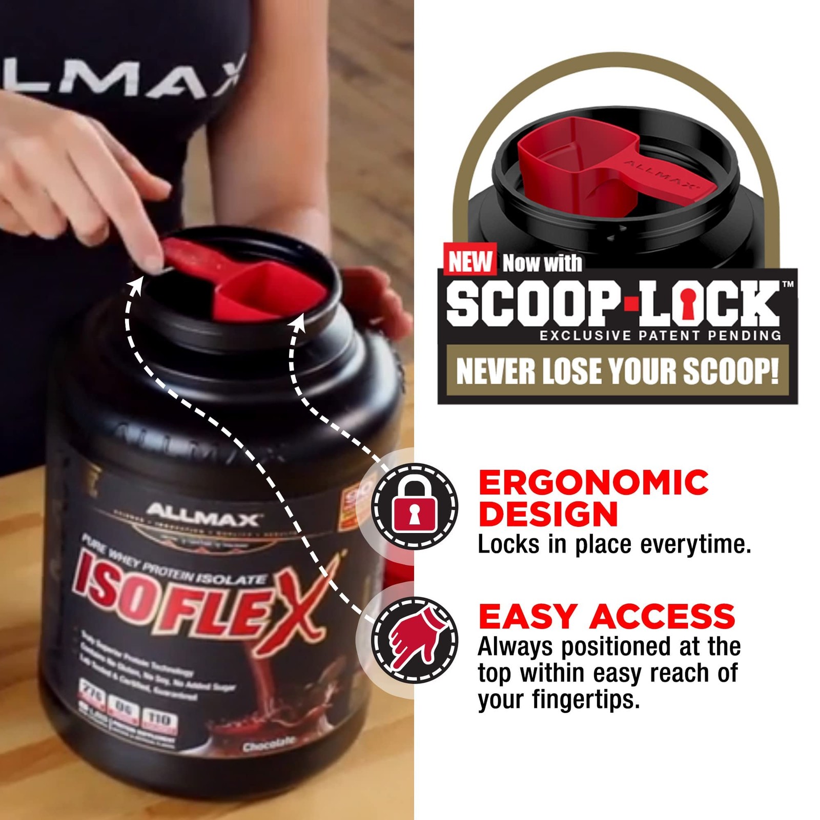 AllMax Nutrition – ISOFLEX Whey Protein Powder, Whey Protein Isolate, 27g Pro…