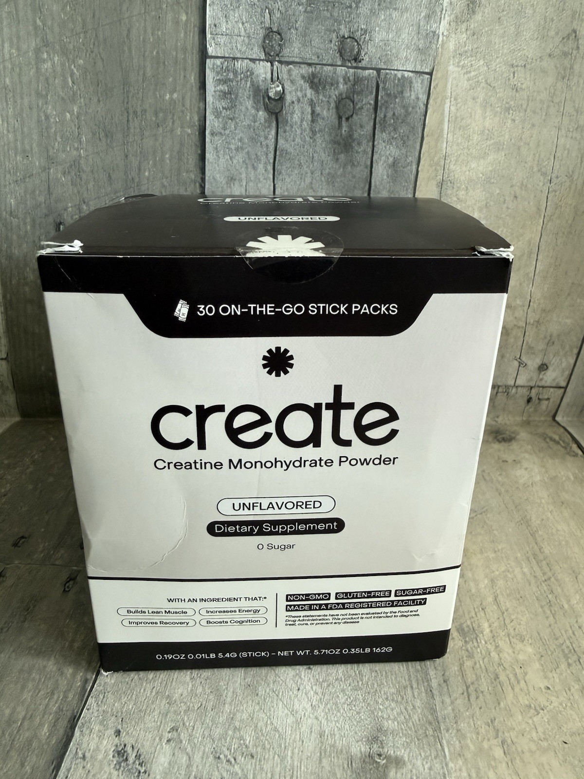 Create Single Serve Creatine Monohydrate Powder 30 Stick Packs.EXP 8/27 FREESHIP