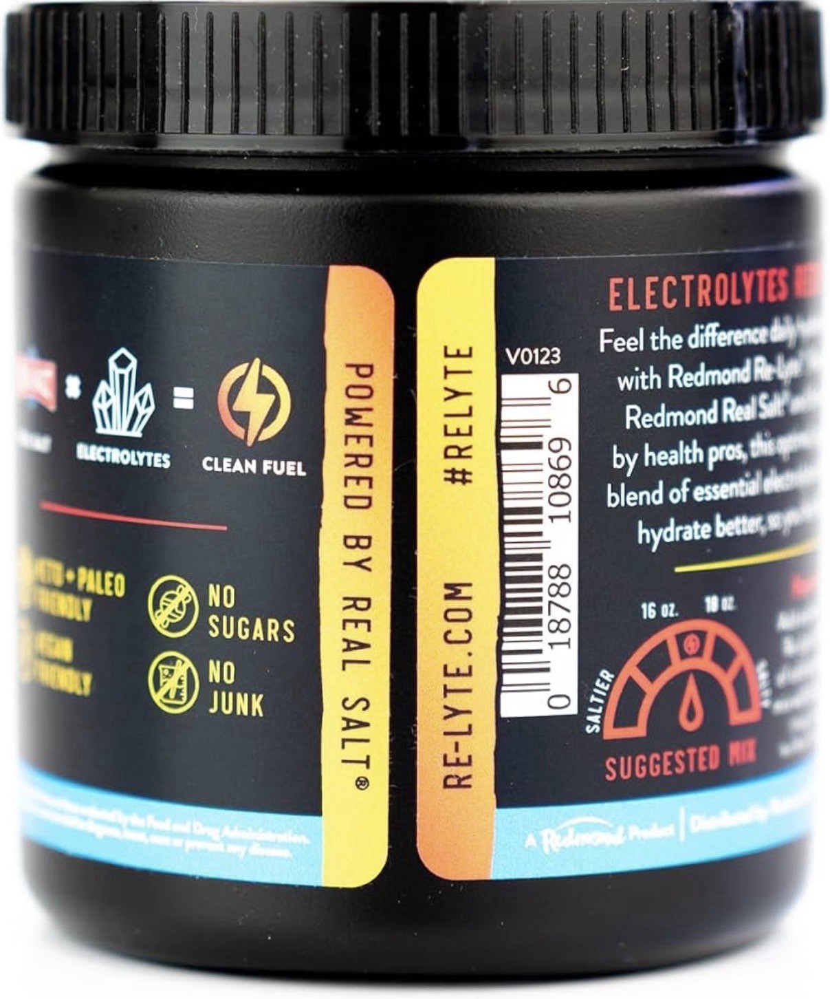 Redmond Re-Lyte Hydration Strawberry Lemonade Electrolyte Mix 30 Servings 10/29
