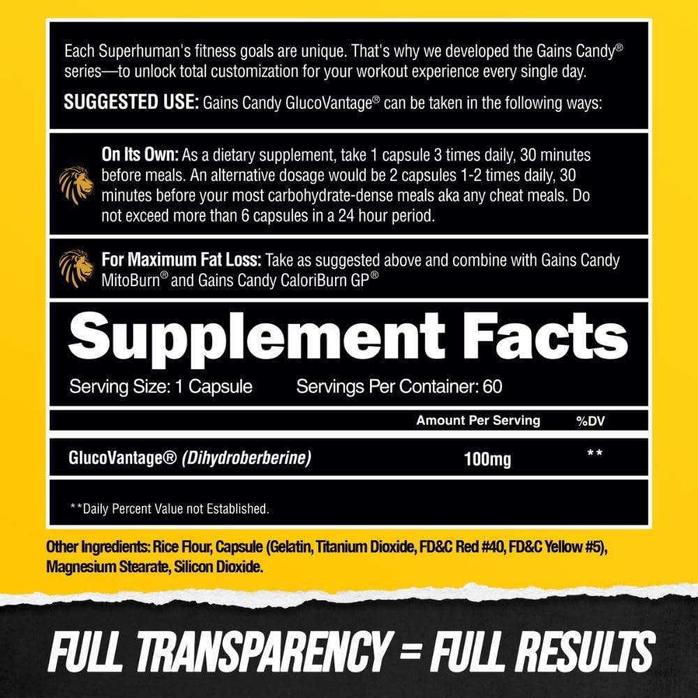 ALPHA LION Gains Candy, Supplement Pills that Support Weight Loss, Muscle Bui…
