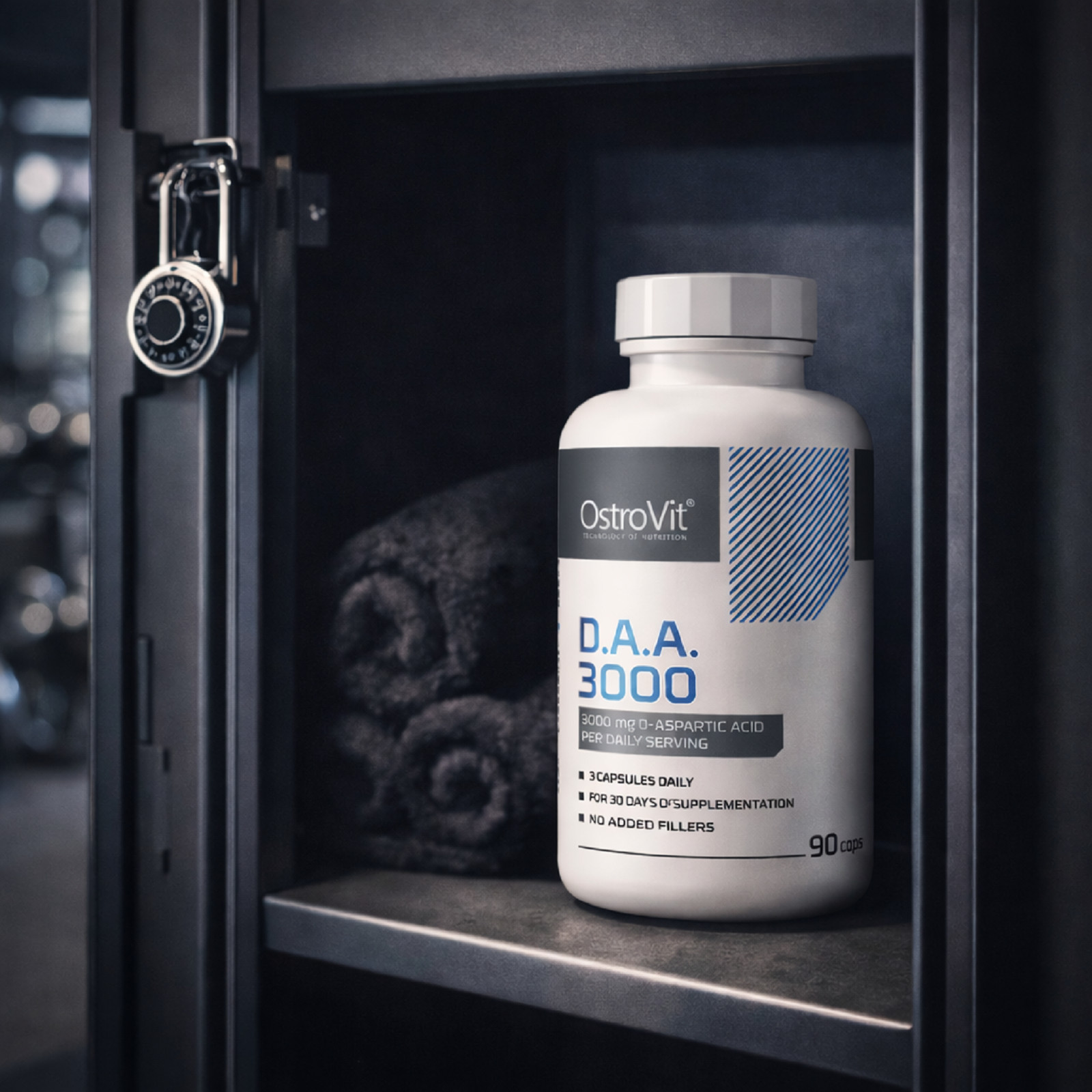 OSTROVIT DAA 3000 90 caps-Testosterone Booster , muscle strength, libido