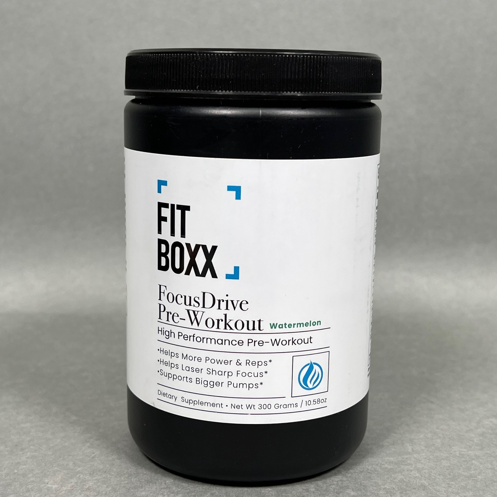 Fit Boxx FocusDrive Pre-Workout High Performance WATERMELON Focus Reps 06/2027