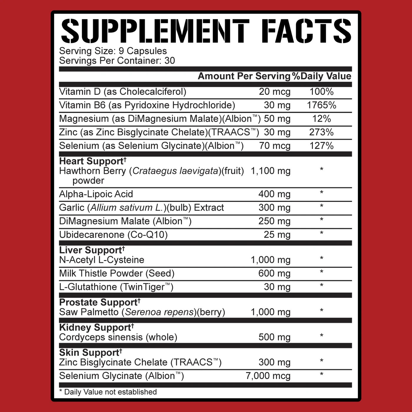 5% Nutrition – Liver & Organ Defender – 270 Capsules Rich Piana