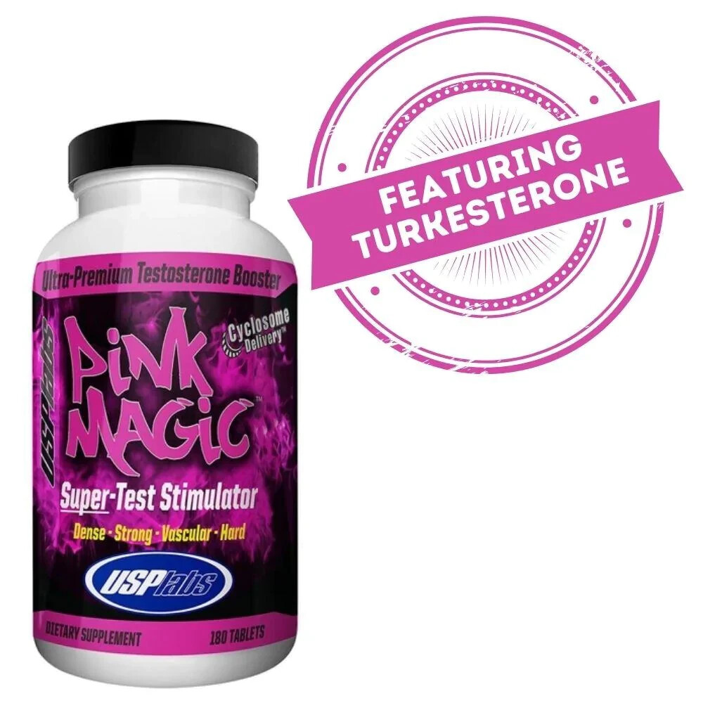 USP Labs Pink Magic Ultra Hard Premium Super Testosterone Booster 180ct 12/2028