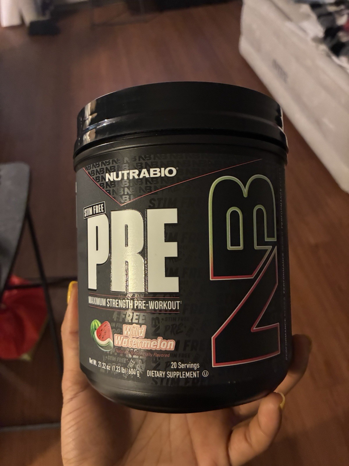 NUTRABIO (STIM FREE PRE) MAXIMUM STRENGTH PRE-WORKOUT