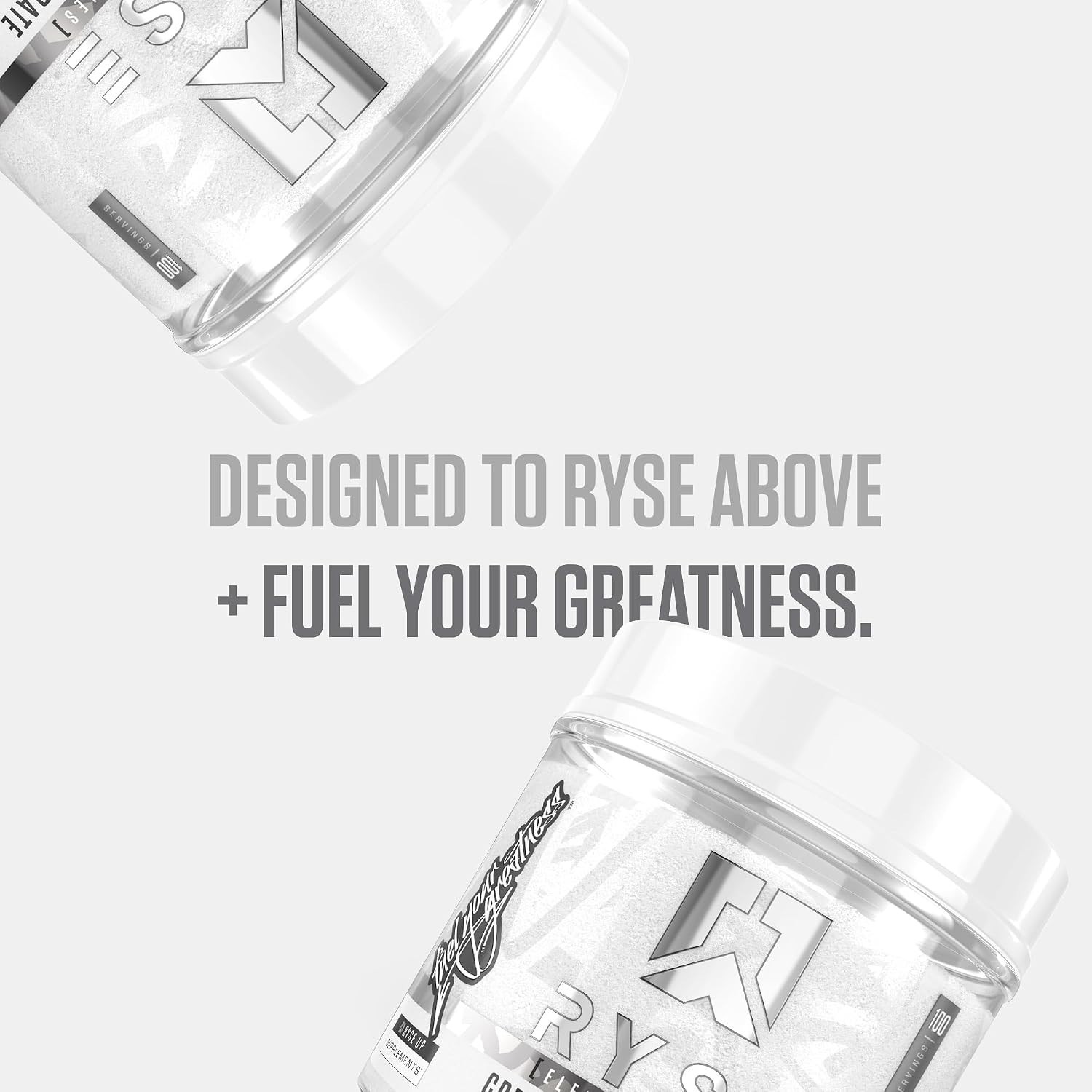 RYSE Creatine Monohydrate Powder – Unflavored – Supports Men & Women Lean Muscle