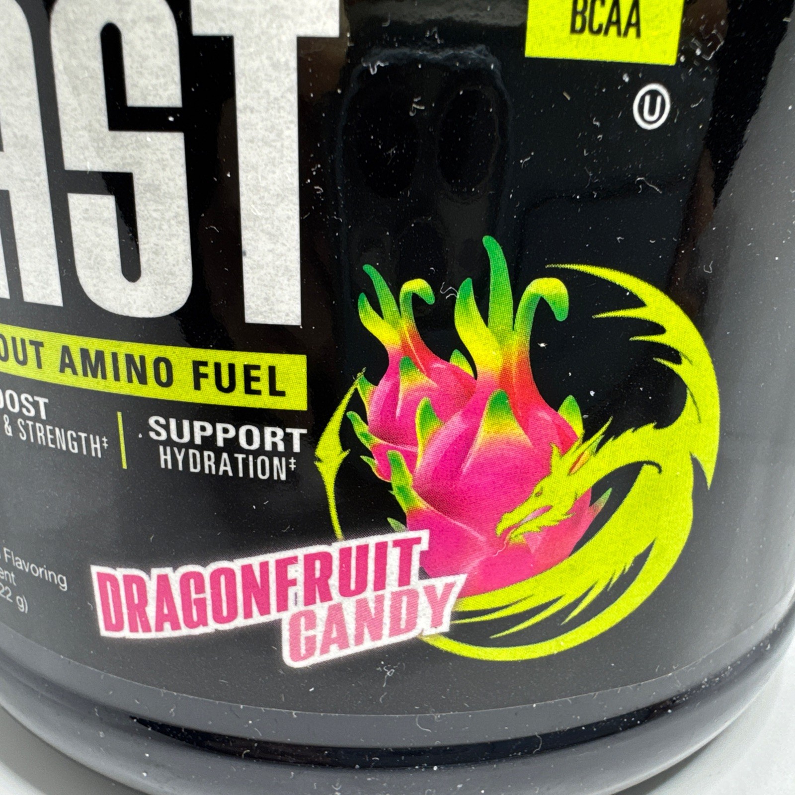 NutraBio Intra Blast Workout Amino Fuel Dragonfruit Candy 722g Exp 01/28-New-US