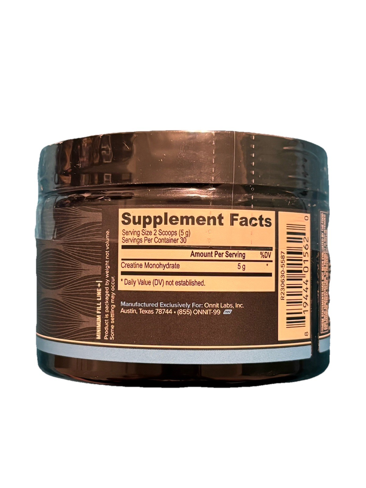 Onnit Creatine Monohydrate – 5g Per Serving (30 Tub), 5.29 Oz (Pack of 1) …