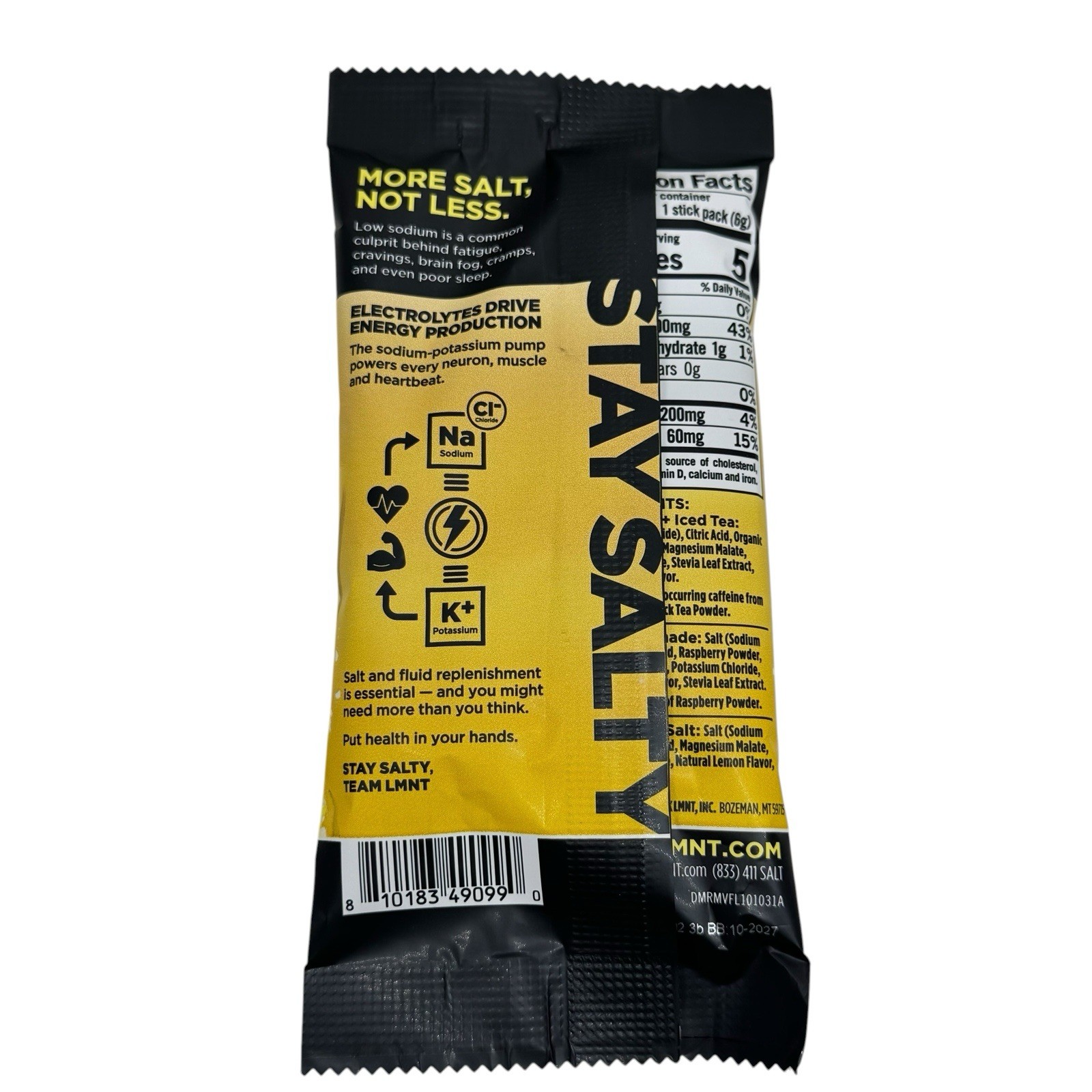 LMNT Electrolyte Drink Mix 3 Pack NEW LEMONADE FLAVORS Hydration Zero Sugar Keto