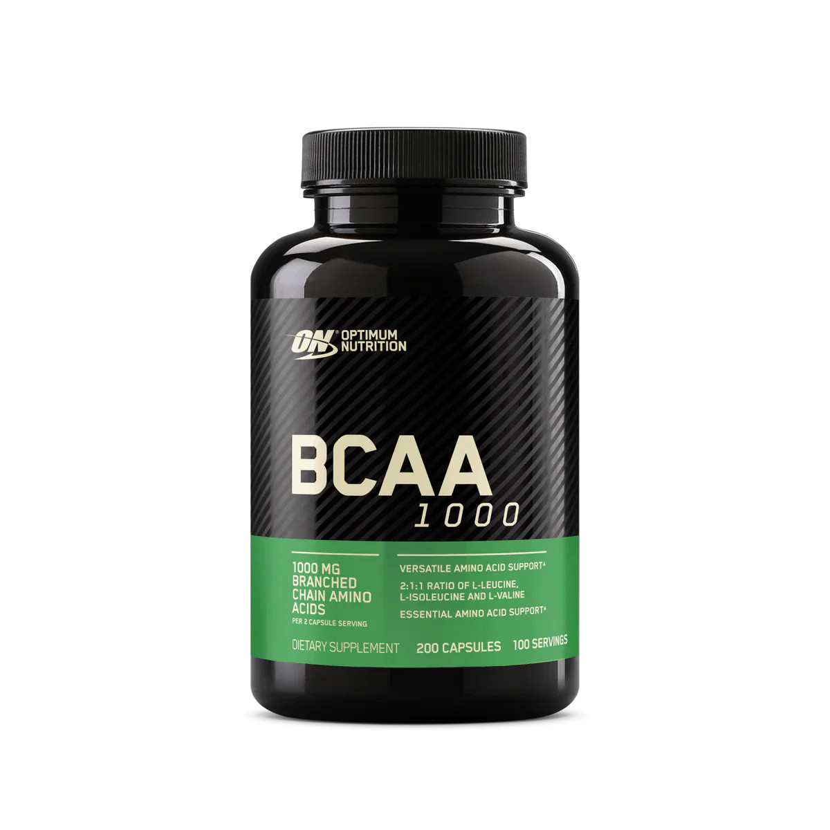 Optimum Nutrition BCAA 1000 Capsules Amino Acids Performance – 200 Count
