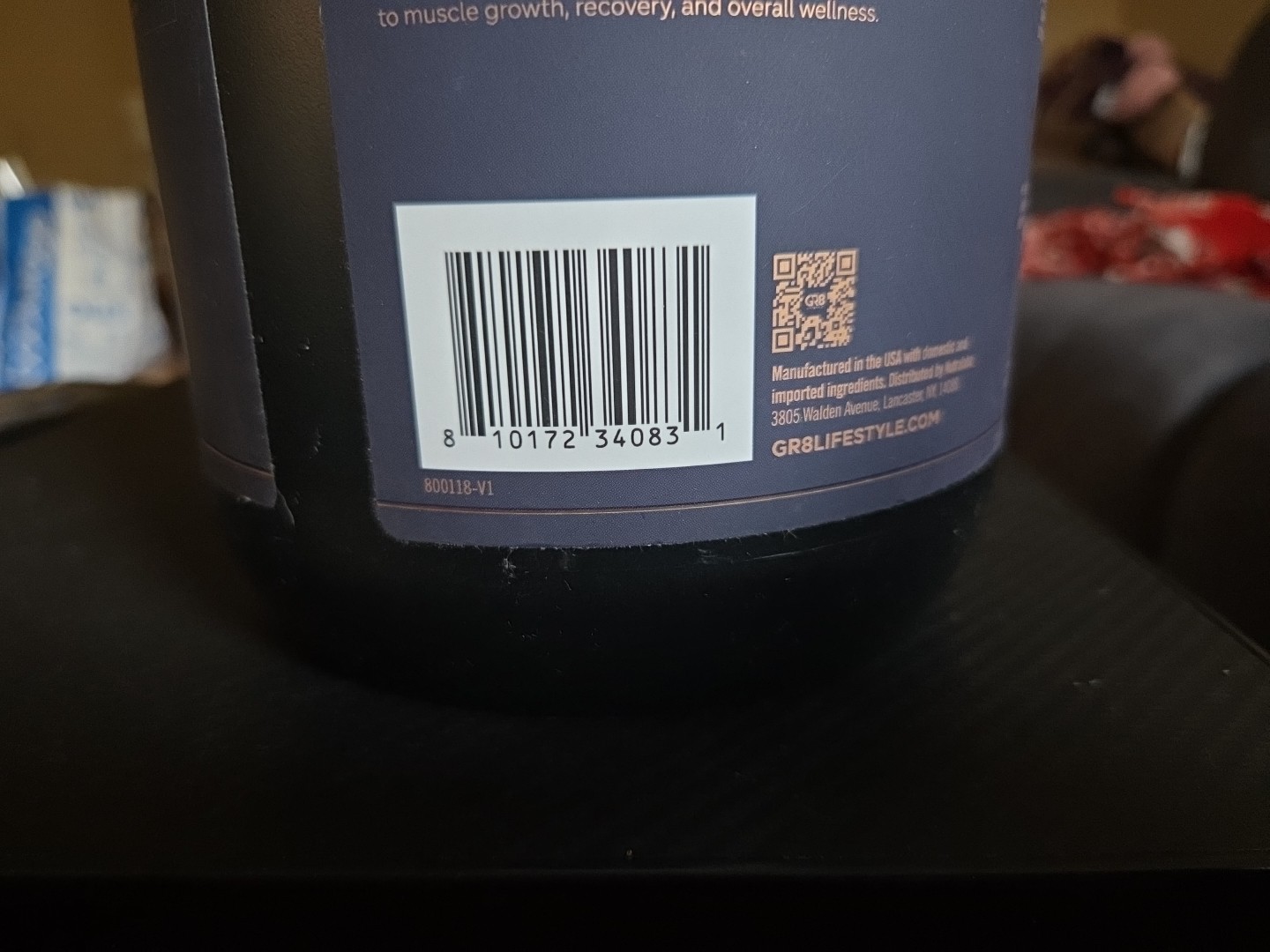 SEALED – ULTIM8 Protein + Colostrum Complex – VANILLA CREME FLAVOR 03/2028