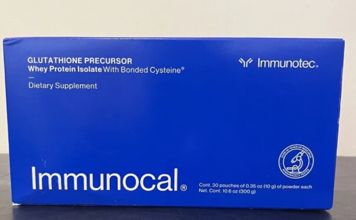 Immunocal Mx (Blue) Regular Glutathione Precursor, 30 Pouches by Immunotec