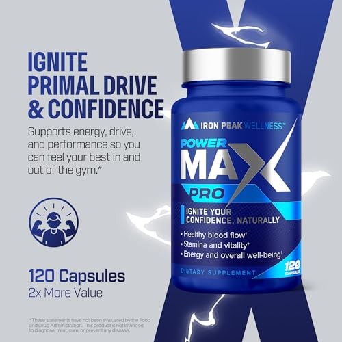 Testosterone Booster Pills for Men – Male Enhancing Supplement – Fast Acting