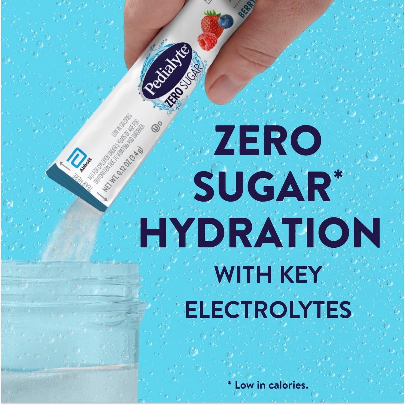 Electrolyte Drink Mix Zero Sugar | Hydration Powder with Key Electrolytes | Berr