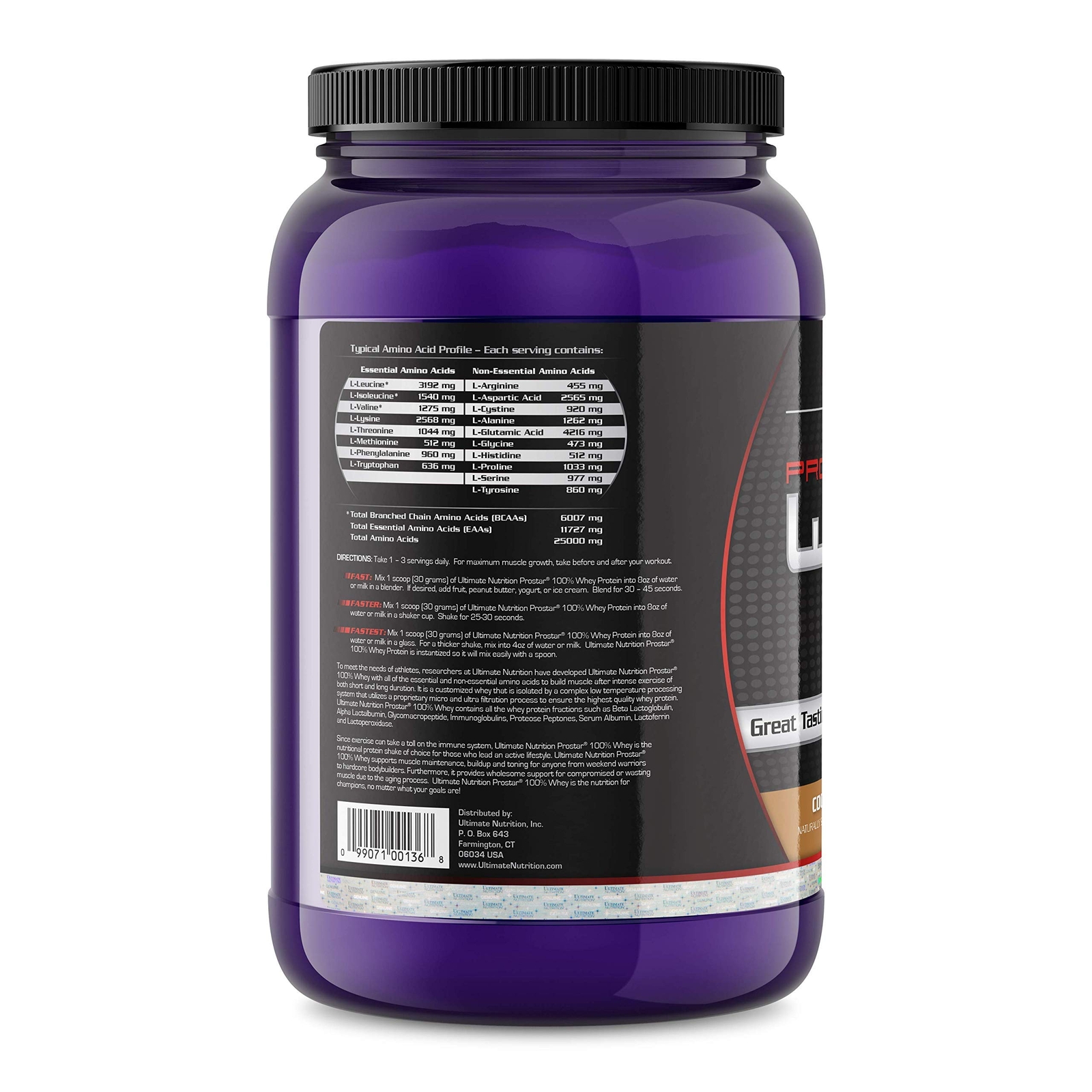 Prostar Whey Protein Powder 25 gm of Protein – 30 Servings, Cocoa Mocha, 2 lbs