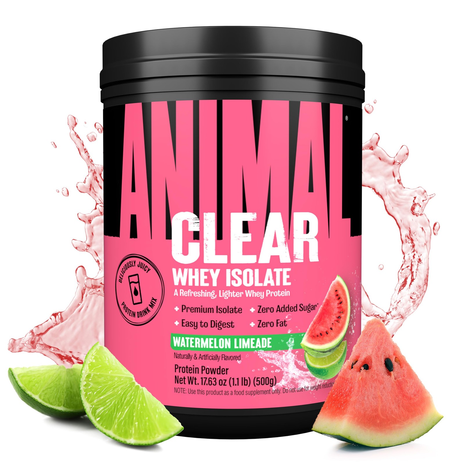 Clear Whey Isolate Protein Powder Easy to Digest and Mix, 5g BCAA, Delicious…