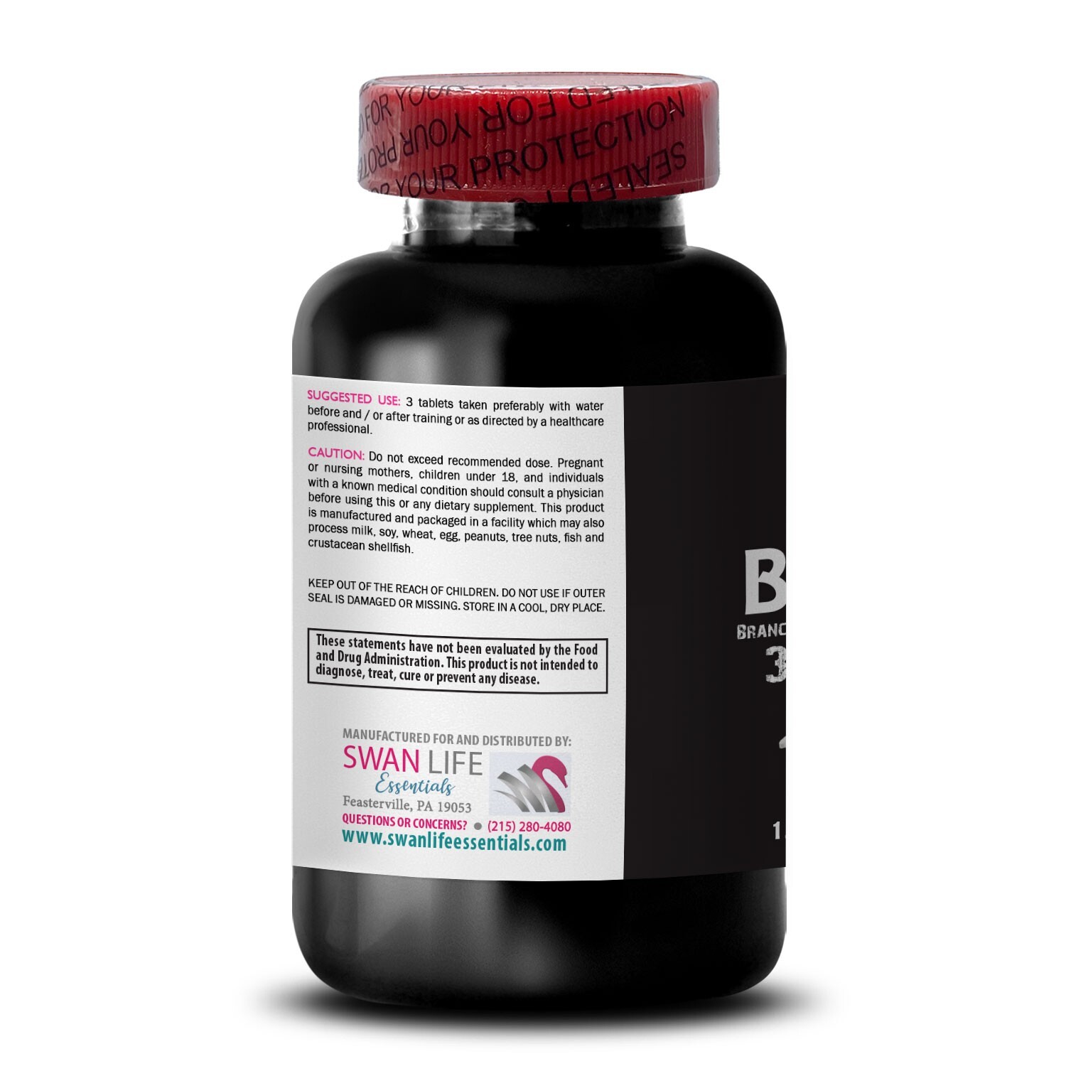 Nutritional support – BCAA 3000 – Exercise synergy 1 Bottle 120 Tablets