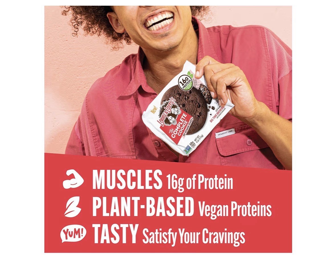 Lenny & Larry’s Complete Protein Cookie 2 Ounce (Pack of 12) Big Time Brownie