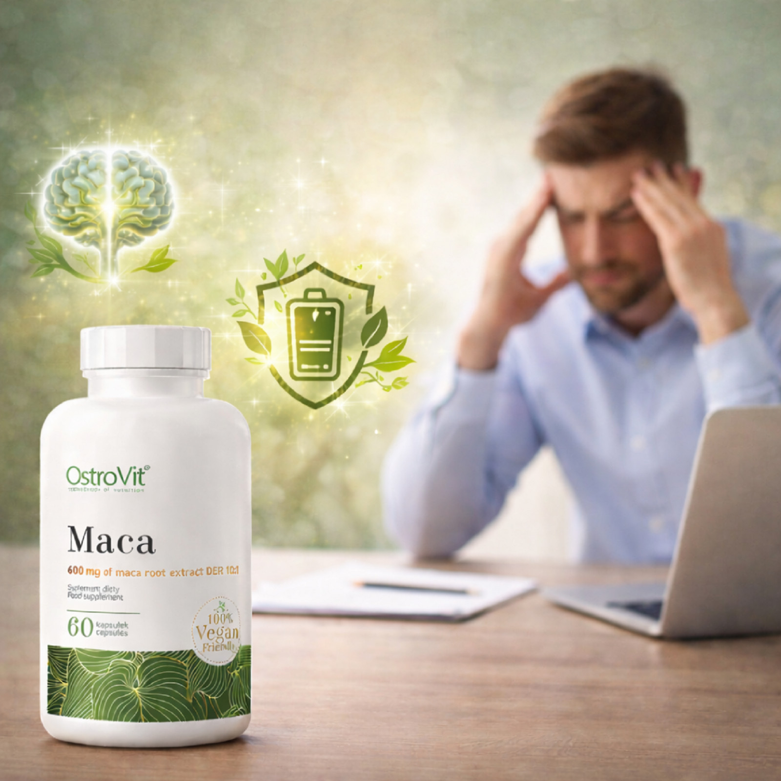 MACA 600mg Improves Energy Mood Immune System Antioxidant Endurance Libido