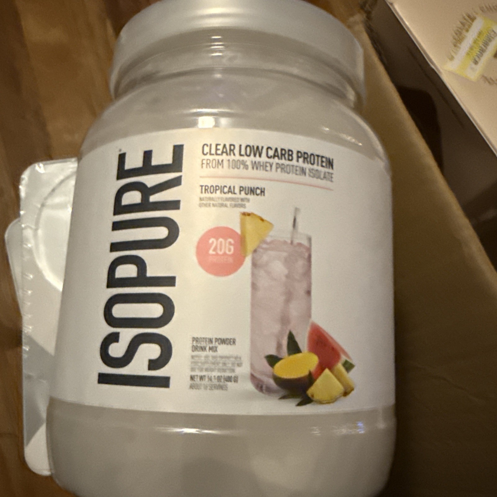 Isopure Infusions Whey Protein Powder 400g – Tropical Punch