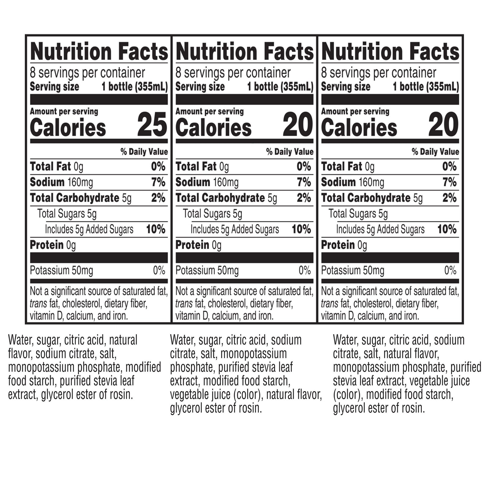 Gatorade Lower Sugar Variety Pack, 12 fl oz, 24-Pack Bottles