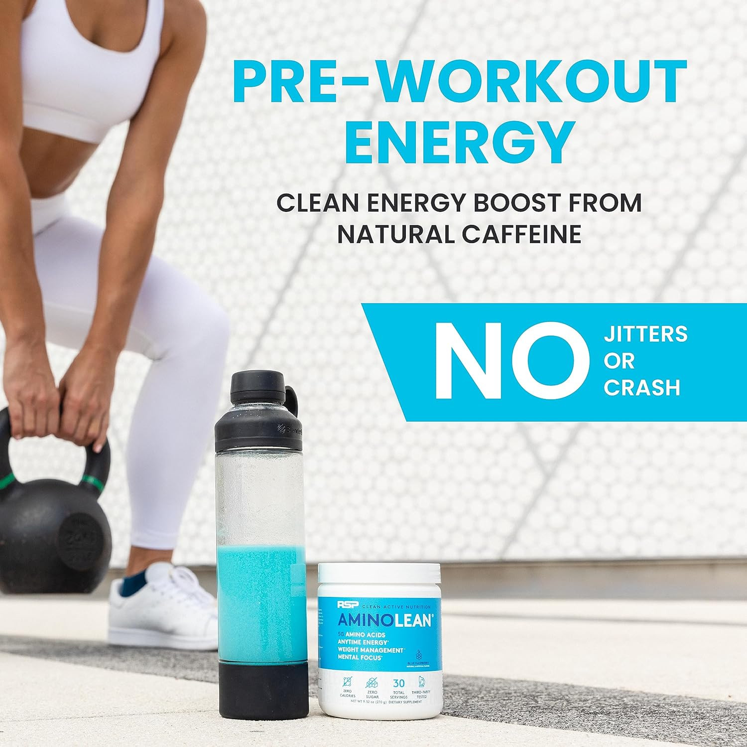 Aminolean Pre Workout Powder, Amino Energy & Weight Management with Vegan BCAA A