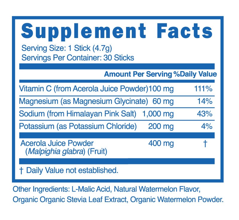 Hydration Amplifier – Salt Electrolyte Therapy 150 Servings (30 units x 5 Bags)