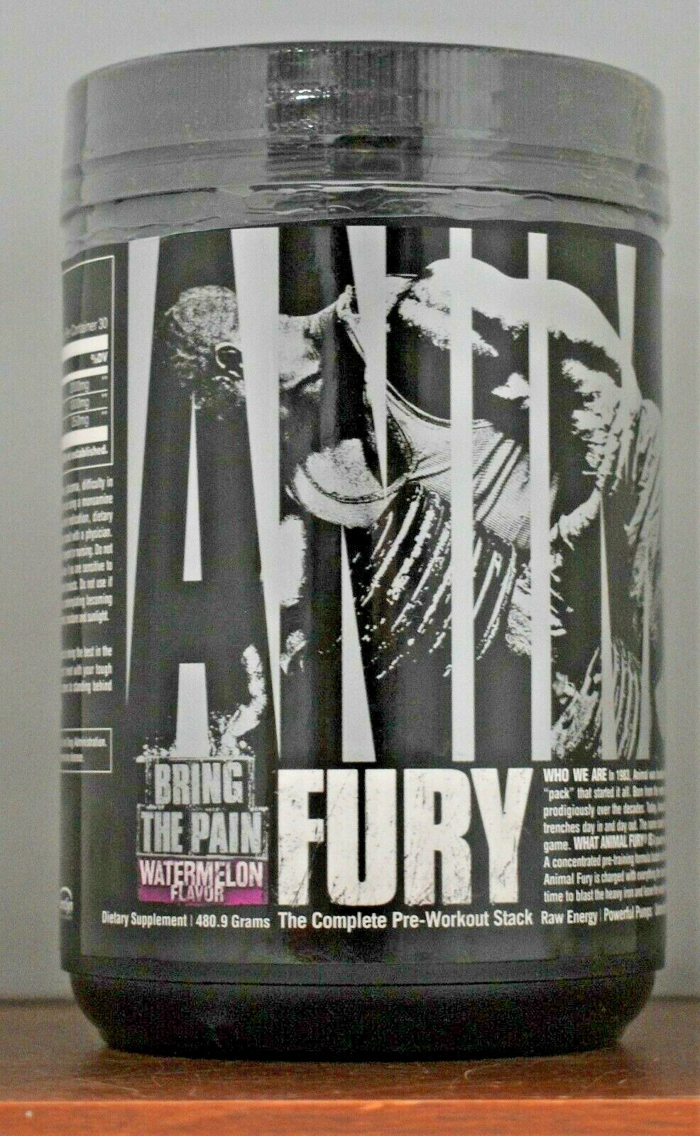 Universal Nutrition Animal Fury Pre-workout Stack 30 Servings Choose Flavor