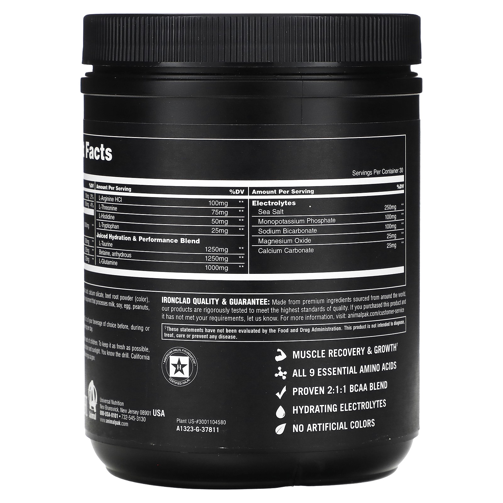 Juiced Aminos® Powder, Grape, 14.3 oz (405 g)