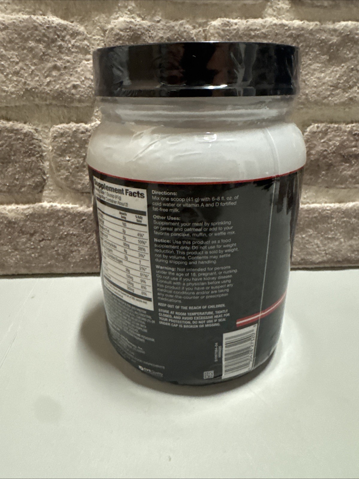 CVS HEALTH Whey Protein 26g Powder Chocolate Dietary Supplement 32oz Exp 12/25,J