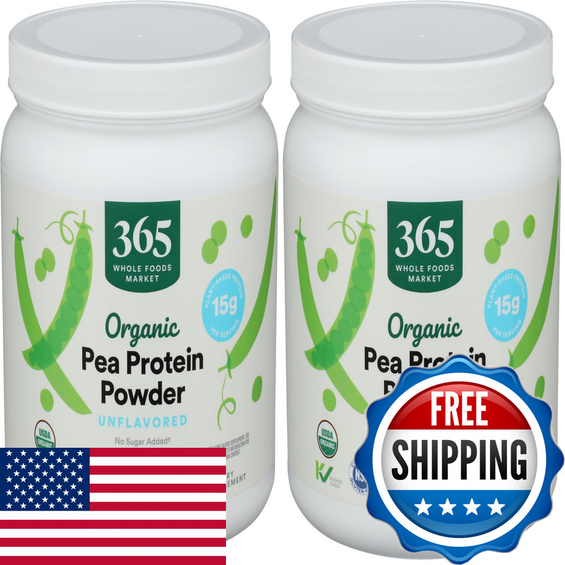 365 By Whole Foods Market Organic Pea Protein 16 Ounce Pack Of 2