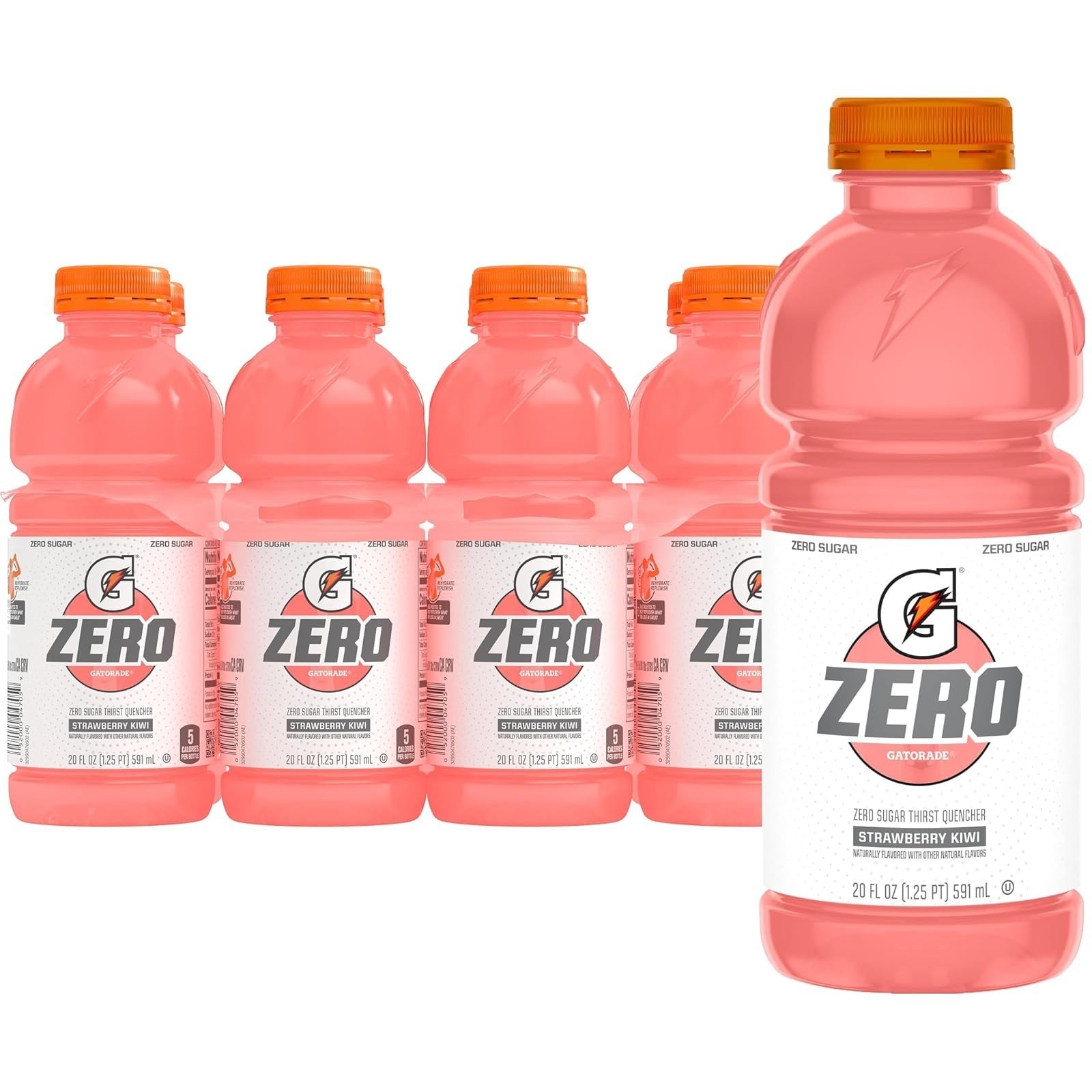 Gatorade Zero Sugar Glacier Cherry Sports Drink 20 Fl Oz 8 Pack