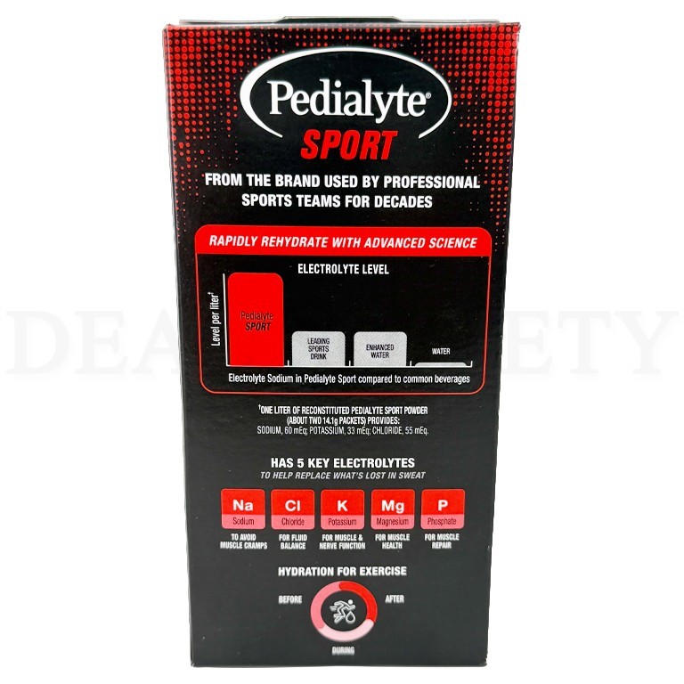 Pedialyte Sport Electrolyte Powder Fruit Punch 6ct Lot of 5 Boxes