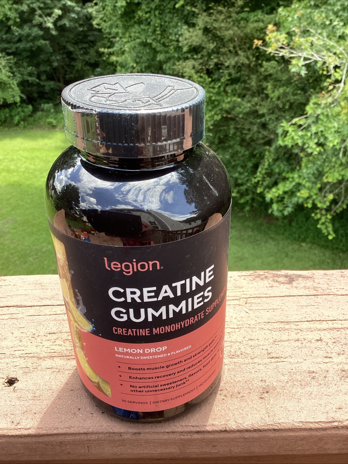 Legion Creatine Monohydrate Gummies Lemon Drop 5000mg 30 Day Supply Exp 12/26