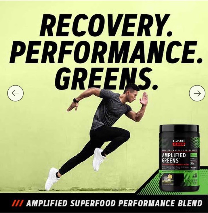 5 GNC AMP Amplified Greens Superfood Performance Blend Powder