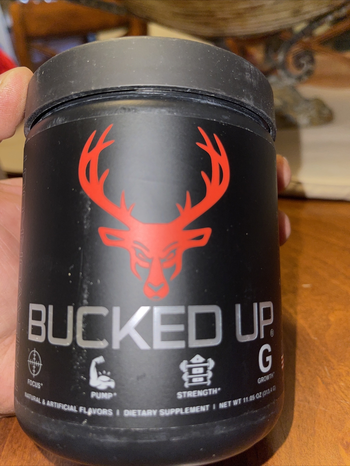 Bucked Up Pre-Workout Blood Raz 11.05oz #7095