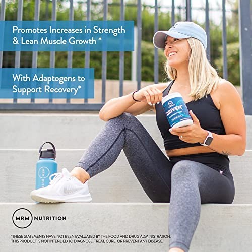 Pre Workout Powder – Energy & Focus Boost, 29 Servings, Strawberry Kiwi, Vegan,