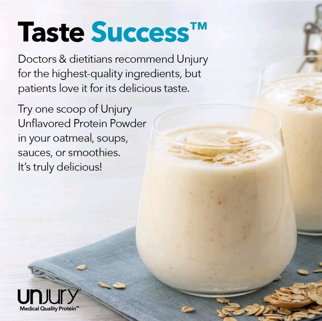 Hospital Approved – Unjury Unflavored Protein Powder, 21g 100% Whey Isolate