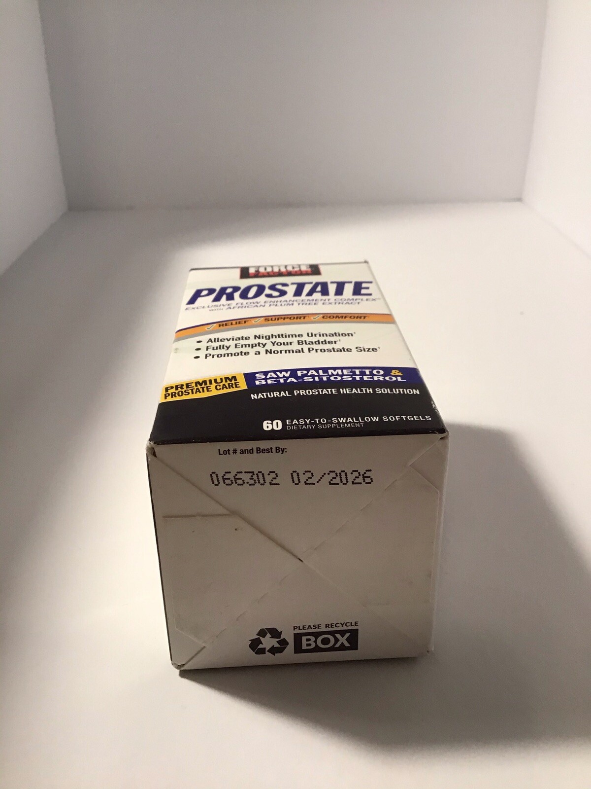 Force Factor Prostate Softgels – 60 Count